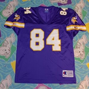 1999 Champion Randy Moss Minnesota Vikings Vintage Football Jersey NFL